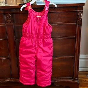 OshKosh pink snow suit. Size 2T